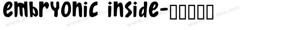 Embryonic Inside字体转换